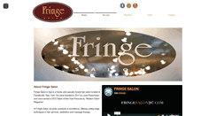 Desktop Screenshot of fringesalon207.com